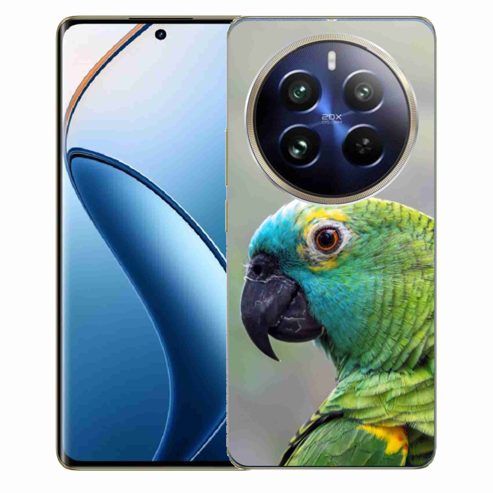 Gélový kryt mmCase na Realme 12 Pro 5G/12 Pro+ 5G - papagáj amazoňan