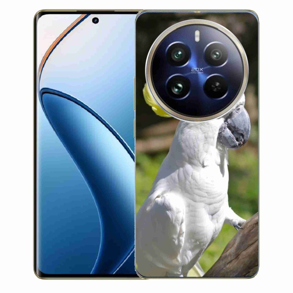 Gélový kryt mmCase na Realme 12 Pro 5G/12 Pro+ 5G - papagáj kakadu 2