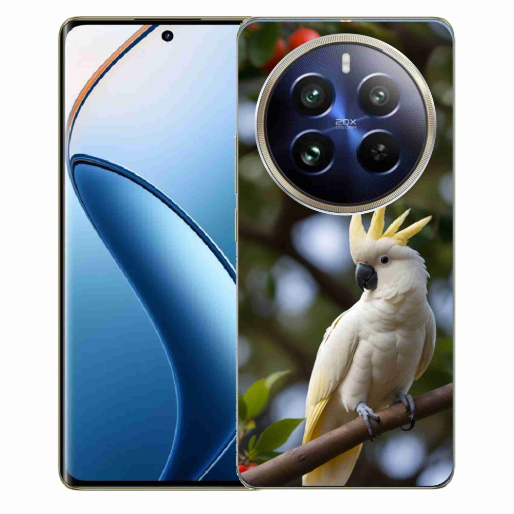 Gélový kryt mmCase na Realme 12 Pro 5G/12 Pro+ 5G - papagáj kakadu 3
