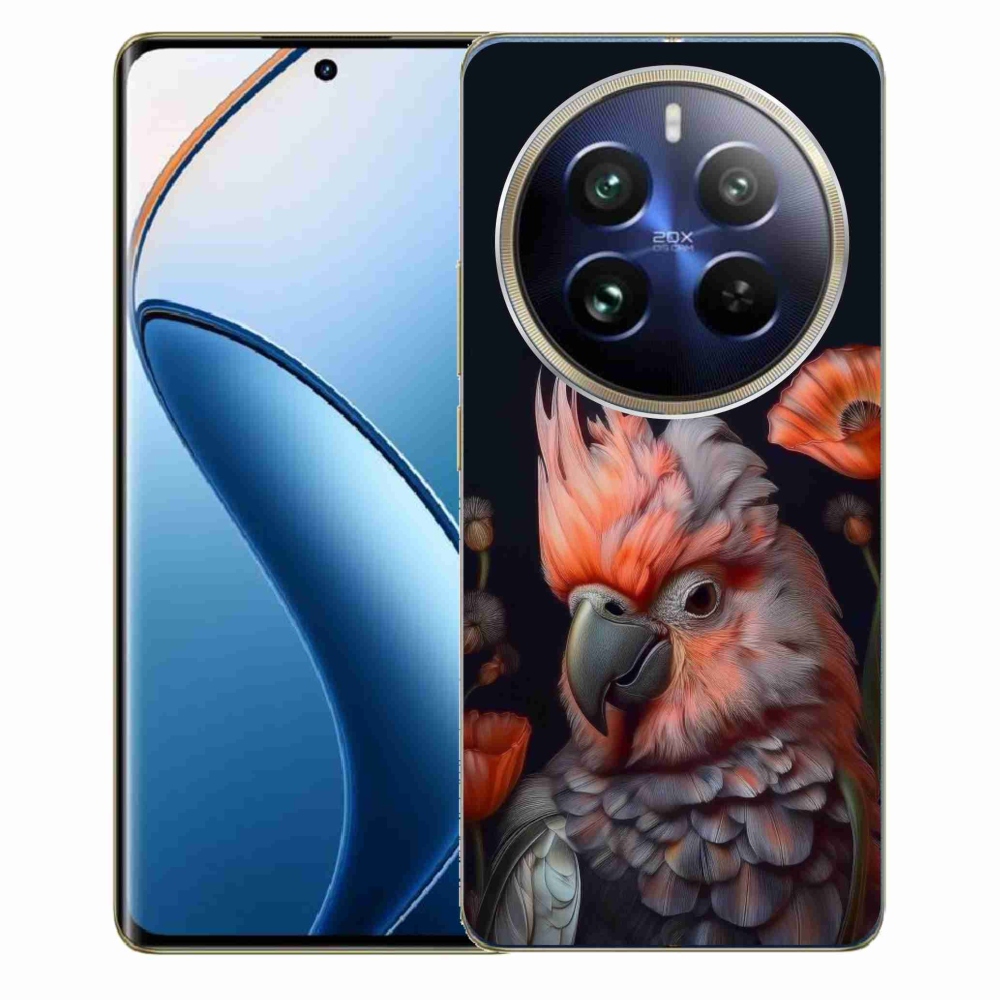 Gélový kryt mmCase na Realme 12 Pro 5G/12 Pro+ 5G - papagáj kakadu vo farbách