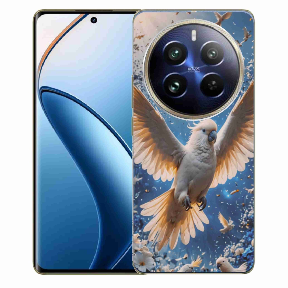 Gélový kryt mmCase na Realme 12 Pro 5G/12 Pro+ 5G - papagáj kakadu