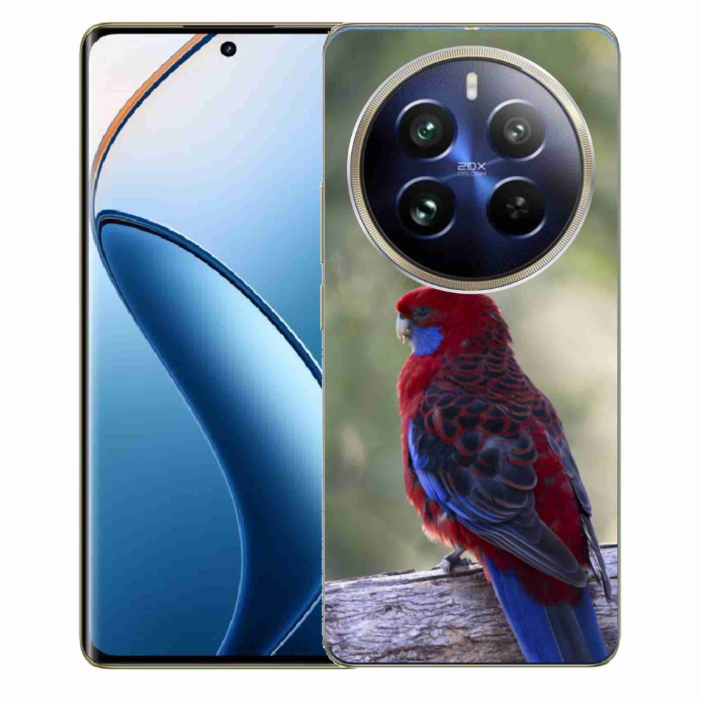 Gélový kryt mmCase na Realme 12 Pro 5G/12 Pro+ 5G - papagáj rosela