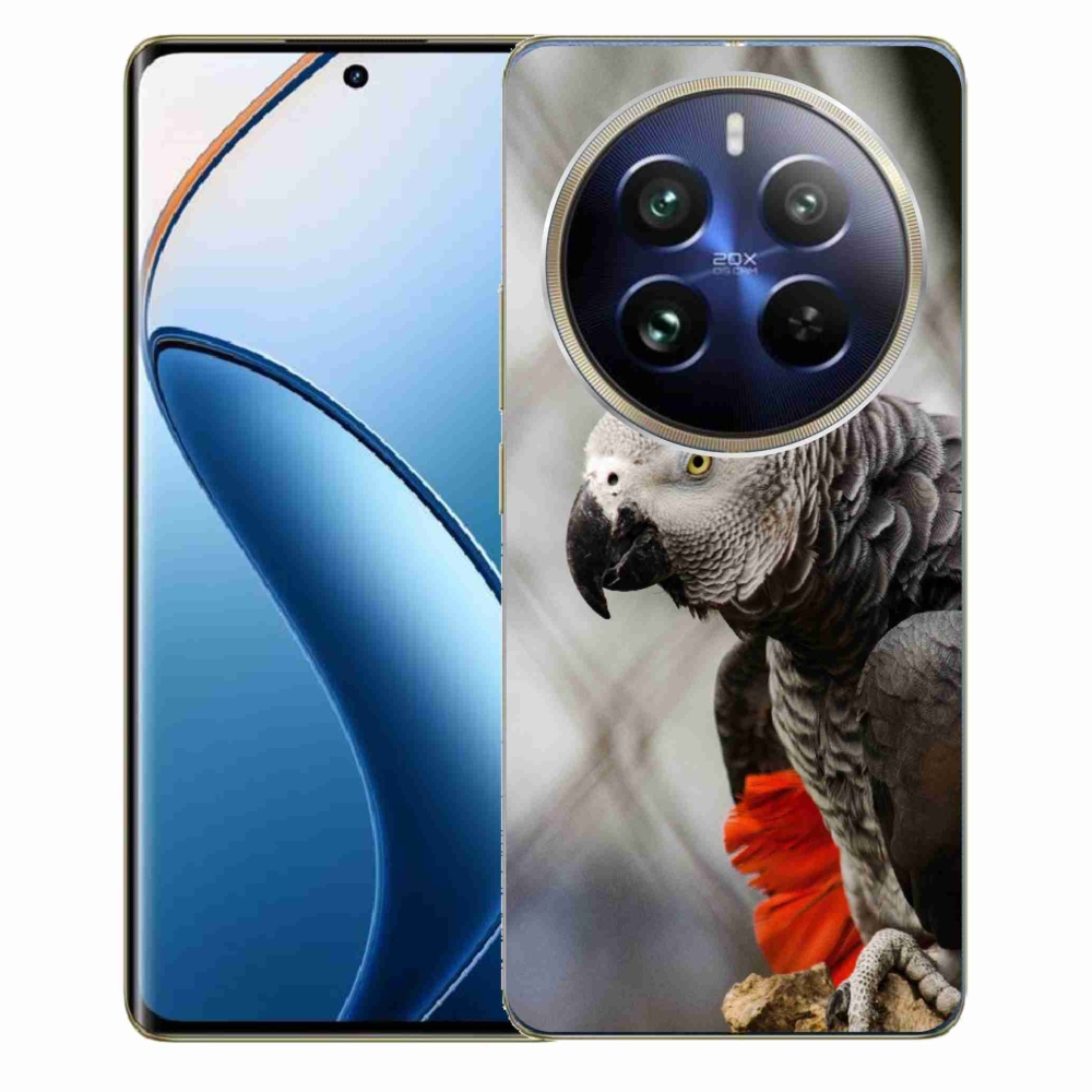Gélový kryt mmCase na Realme 12 Pro 5G/12 Pro+ 5G - papagáj žako 3