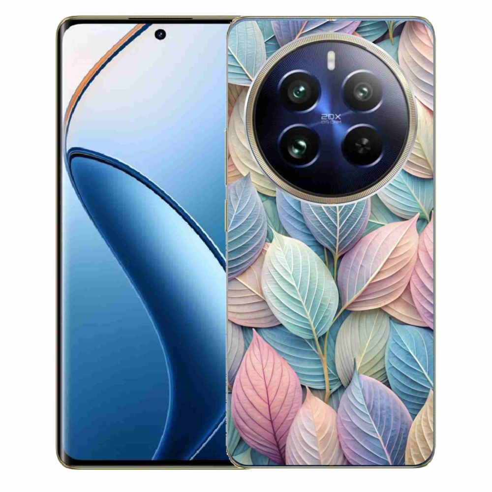 Gélový kryt mmCase na Realme 12 Pro 5G/12 Pro+ 5G - pastelové listy