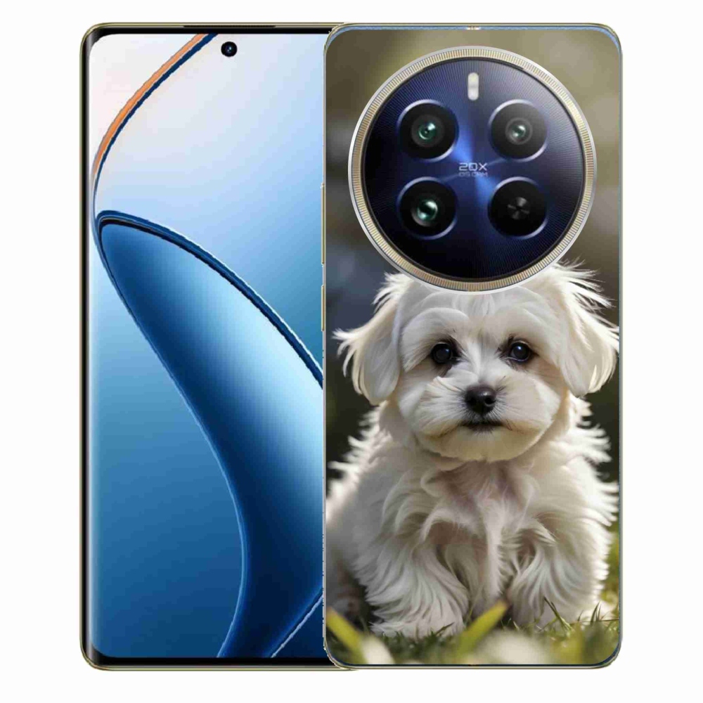 Gélový kryt mmCase na Realme 12 Pro 5G/12 Pro+ 5G - roztomilý maltézsky psík