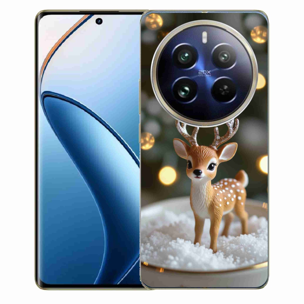 Gélový kryt mmCase na Realme 12 Pro 5G/12 Pro+ 5G - roztomilý vianočný jeleň