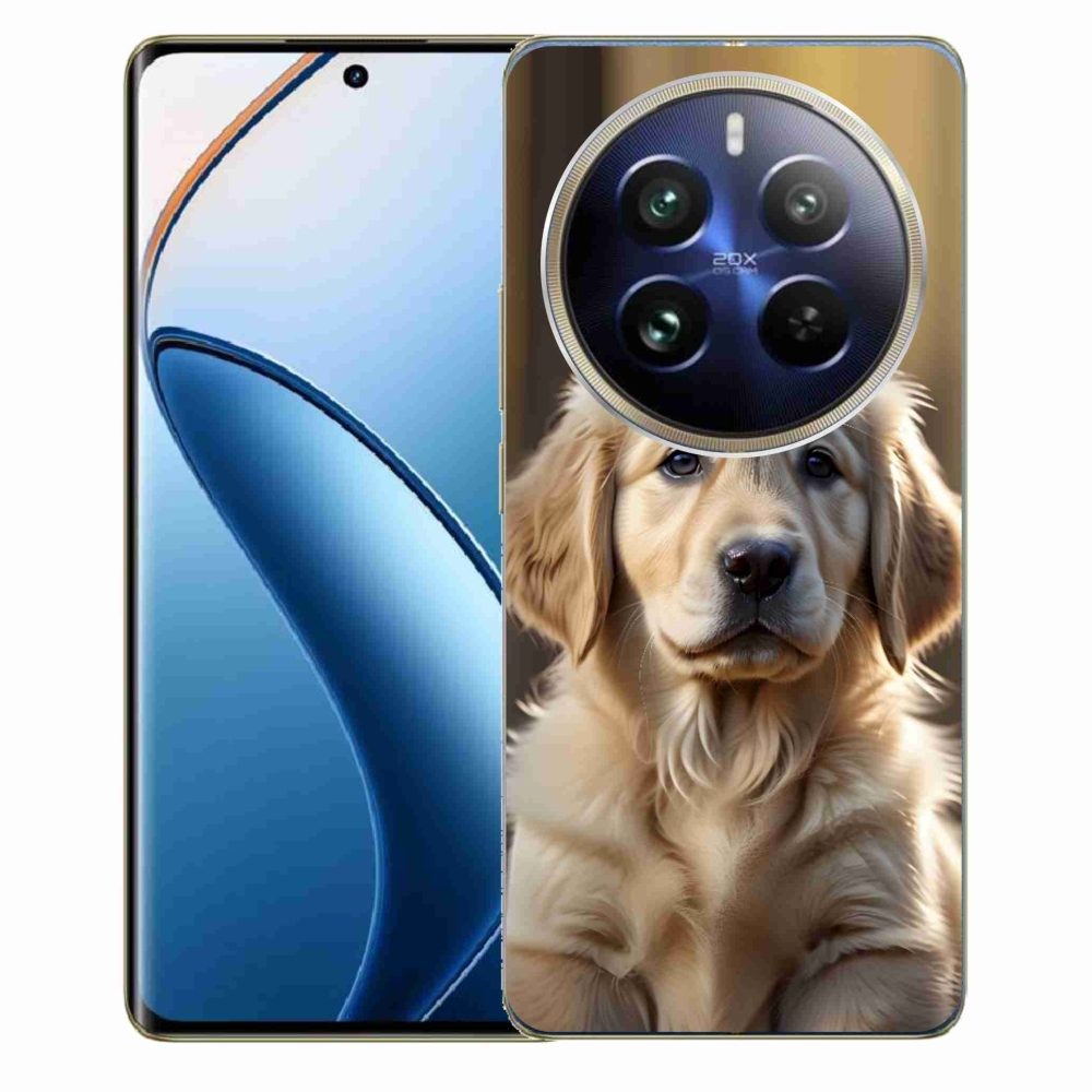 Gélový kryt mmCase na Realme 12 Pro 5G/12 Pro+ 5G - roztomilý zlatý retriever