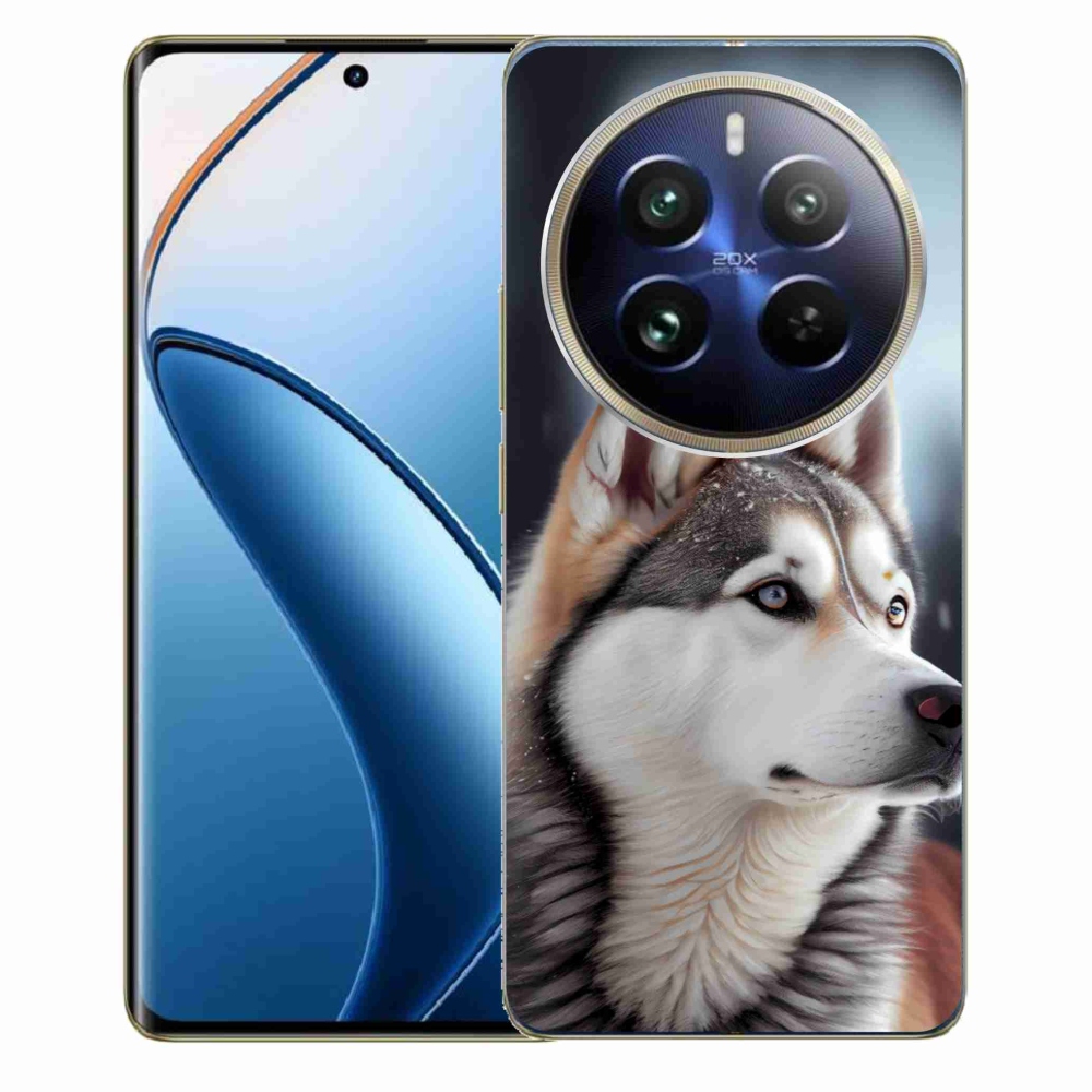 Gélový kryt mmCase na Realme 12 Pro 5G/12 Pro+ 5G - sibírsky husky