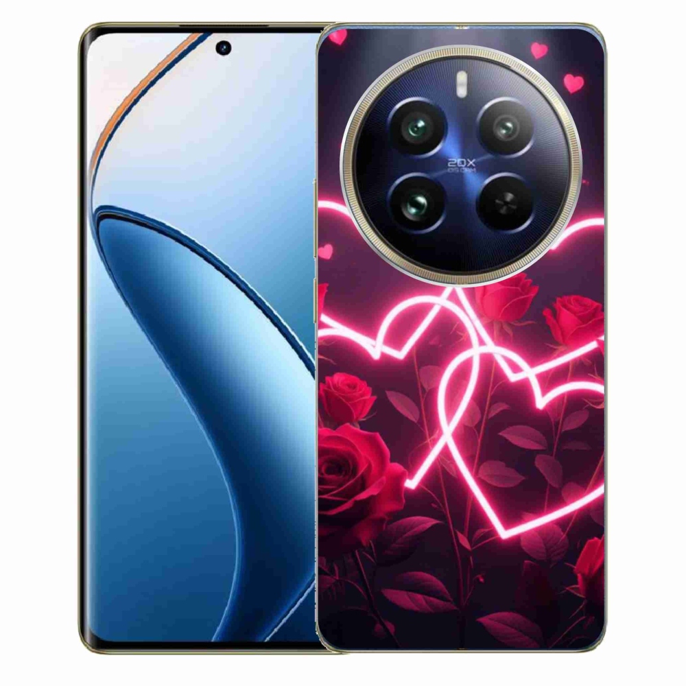 Gélový kryt mmCase na Realme 12 Pro 5G/12 Pro+ 5G - srdce lásky