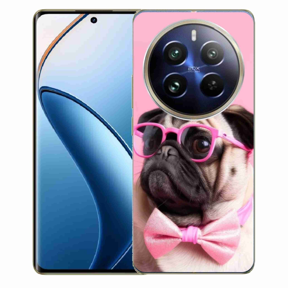Gélový kryt mmCase na Realme 12 Pro 5G/12 Pro+ 5G - štýlový mops