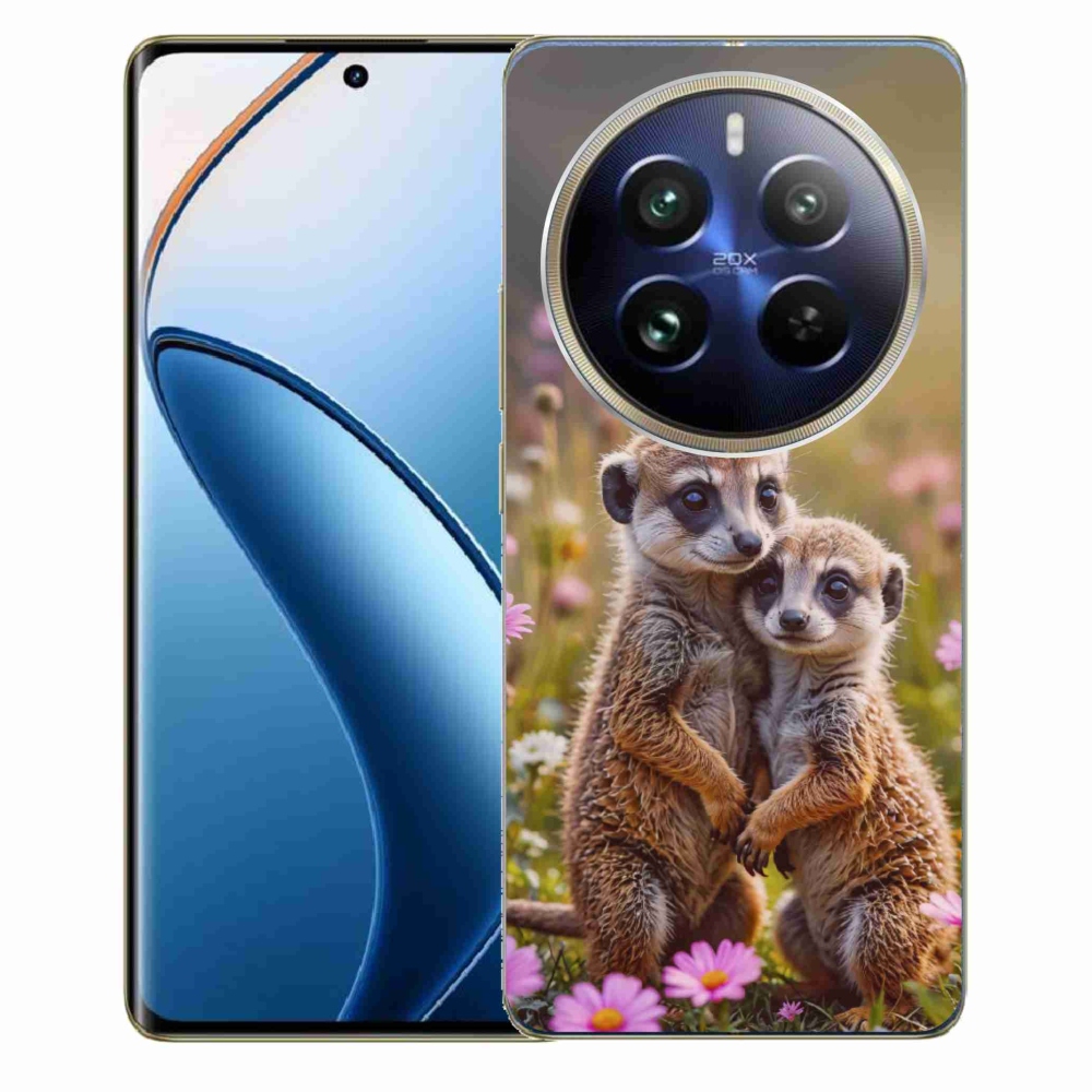 Gélový kryt mmCase na Realme 12 Pro 5G/12 Pro+ 5G - surikatí duo