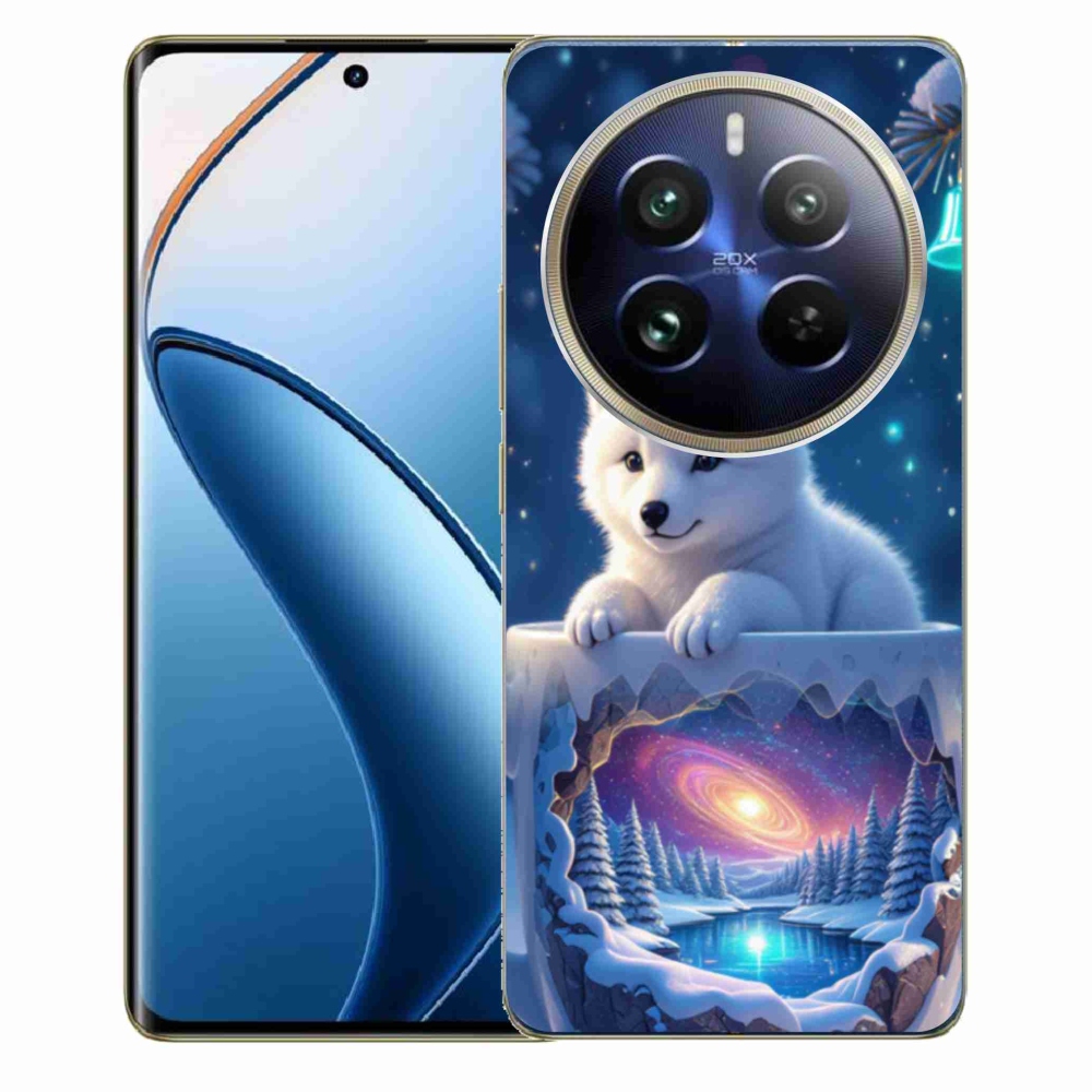 Gélový kryt mmCase na Realme 12 Pro 5G/12 Pro+ 5G - vianočné šteňa