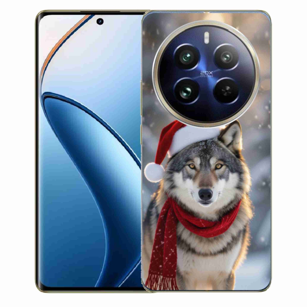 Gélový kryt mmCase na Realme 12 Pro 5G/12 Pro+ 5G - vianočný vlk