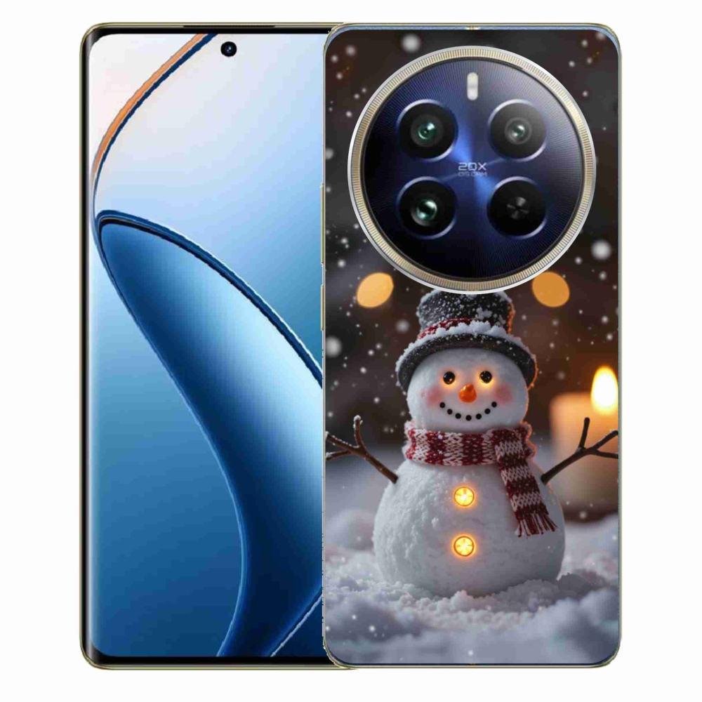 Gélový kryt mmCase na Realme 12 Pro 5G/12 Pro+ 5G - veselý snehuliak