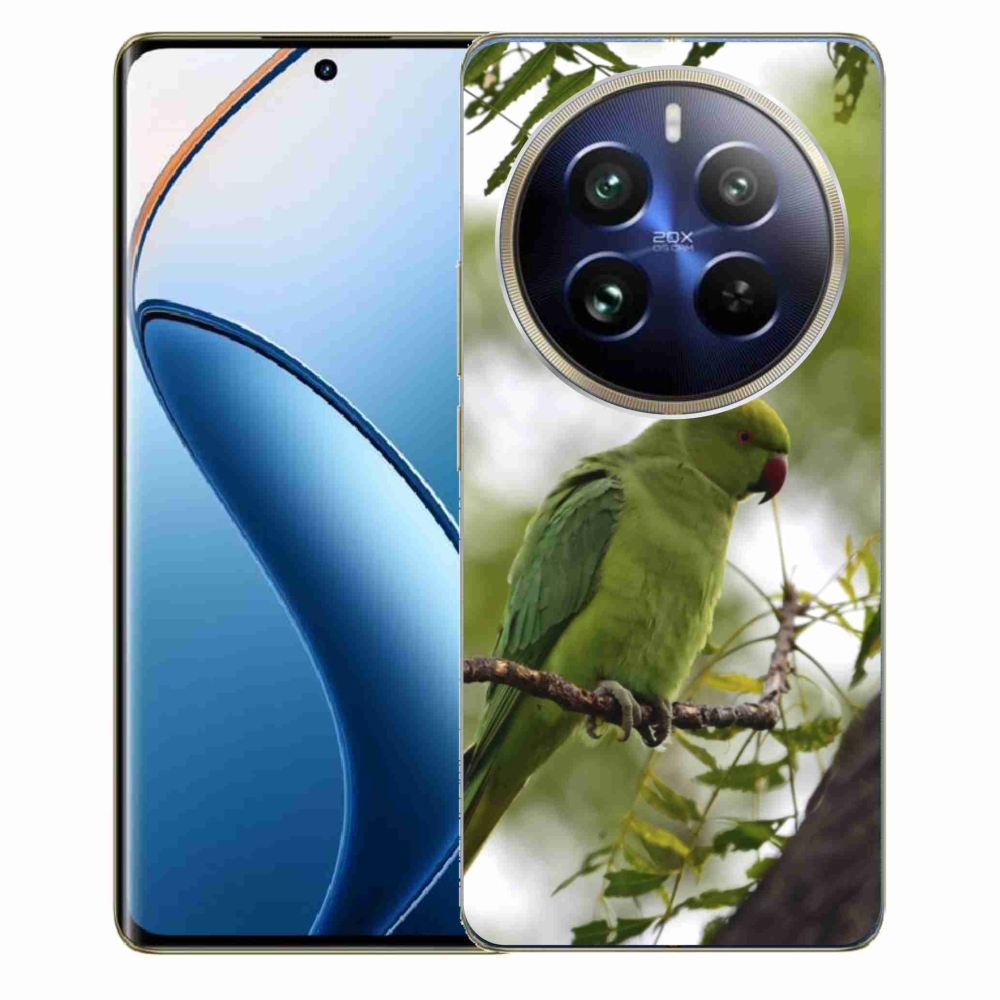 Gélový kryt mmCase na Realme 12 Pro 5G/12 Pro+ 5G - zelený papagáj