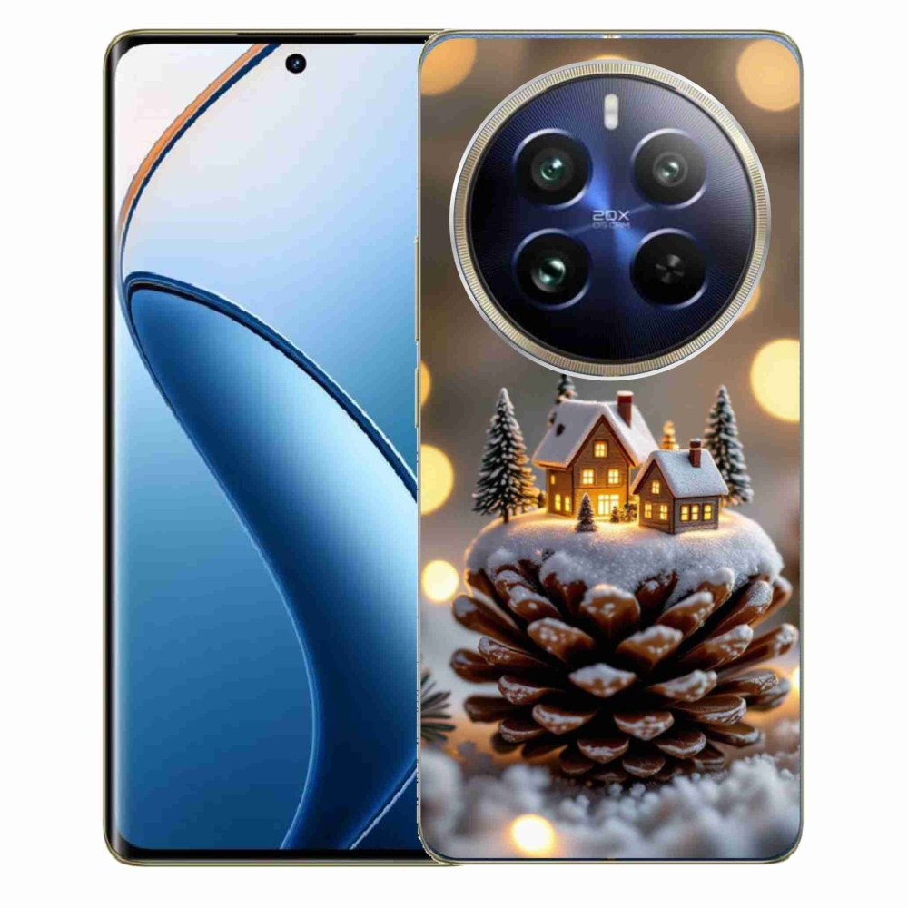 Gélový kryt mmCase na Realme 12 Pro 5G/12 Pro+ 5G - zimná dedinka