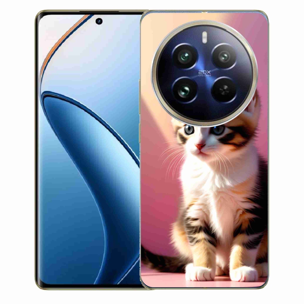Gélový kryt mmCase na Realme 12 Pro 5G/12 Pro+ 5G - zvedavé mačiatko 2