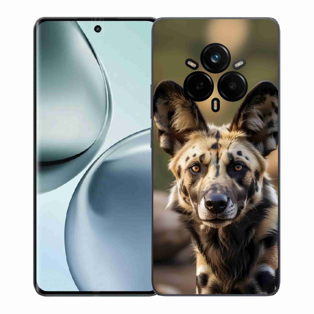 Gélový kryt mmCase na Realme 14 Pro+ 5G - africký divoký pes