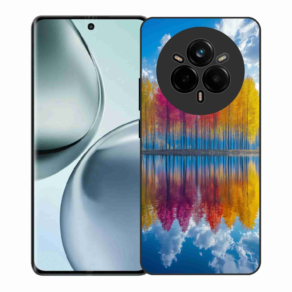 Gélový kryt mmCase na Realme 14 Pro+ 5G - farebné stromy