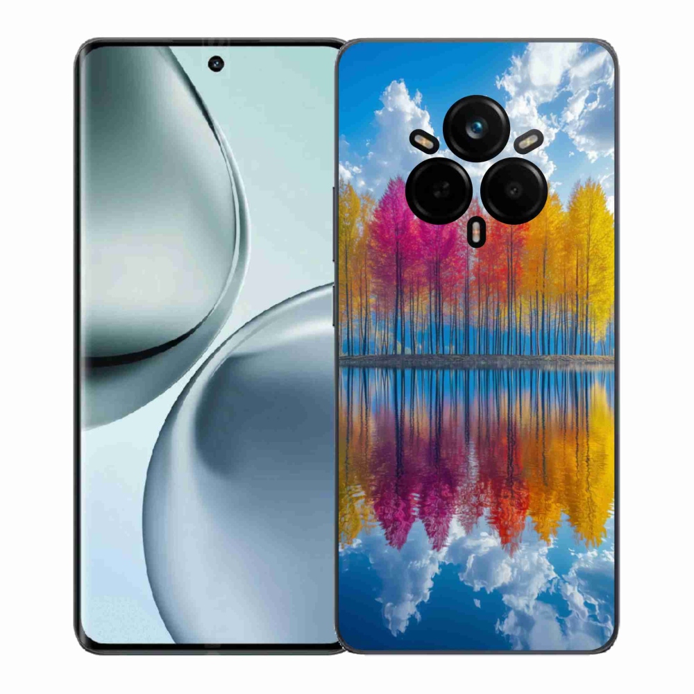 Gélový kryt mmCase na Realme 14 Pro 5G - farebné stromy