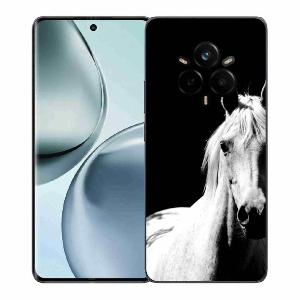 Gélový kryt mmCase na Realme 14 Pro 5G - biely kôň 5