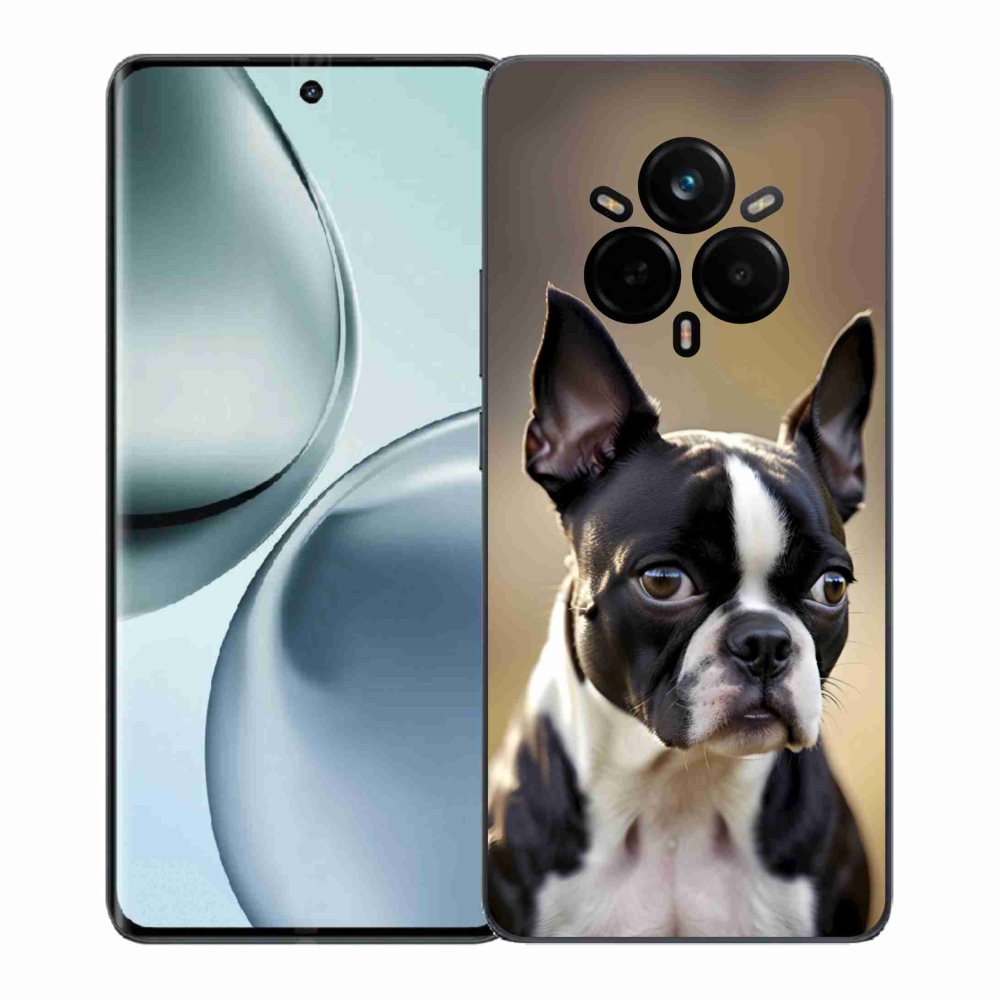Gélový kryt mmCase na Realme 14 Pro 5G - bostonský teriér