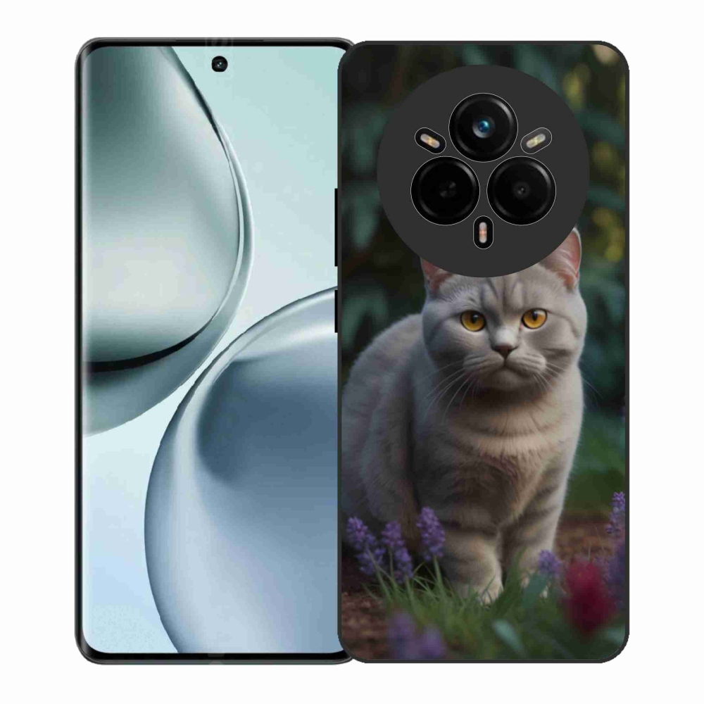 Gélový kryt mmCase na Realme 14 Pro+ 5G - britská mačka