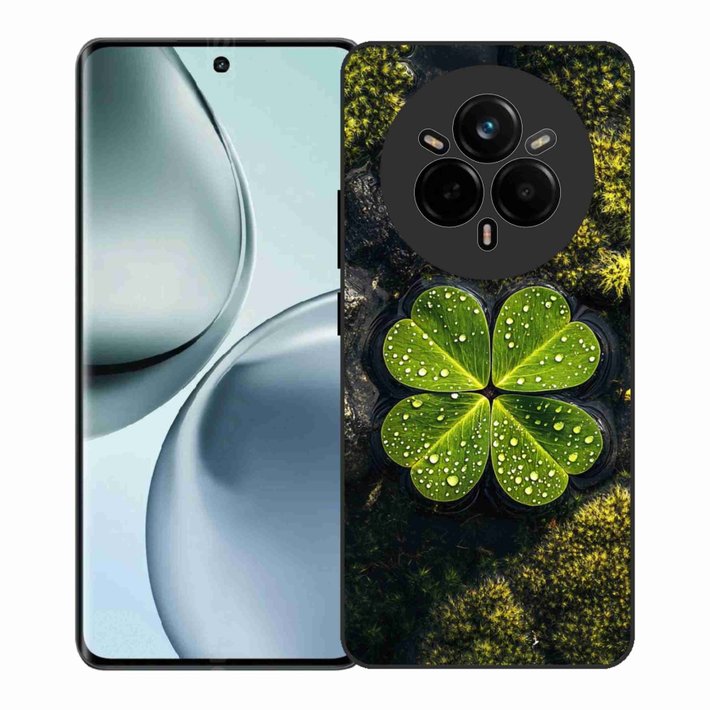 Gélový kryt mmCase na Realme 14 Pro+ 5G - štvorlístok