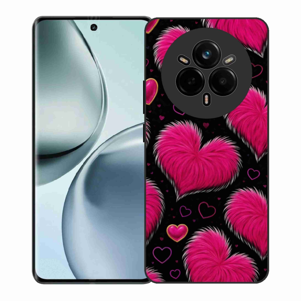Gélový kryt mmCase na Realme 14 Pro+ 5G - hebké srdce