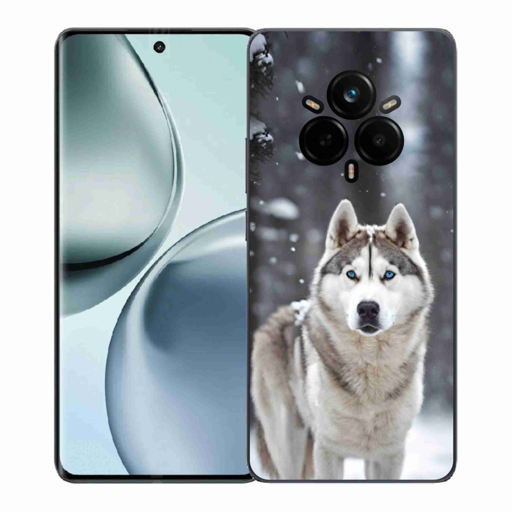 Gélový kryt mmCase na Realme 14 Pro+ 5G - husky 2