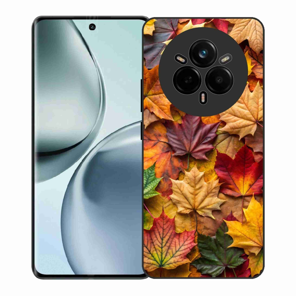 Gélový kryt mmCase na Realme 14 Pro+ 5G - javorové listy 2
