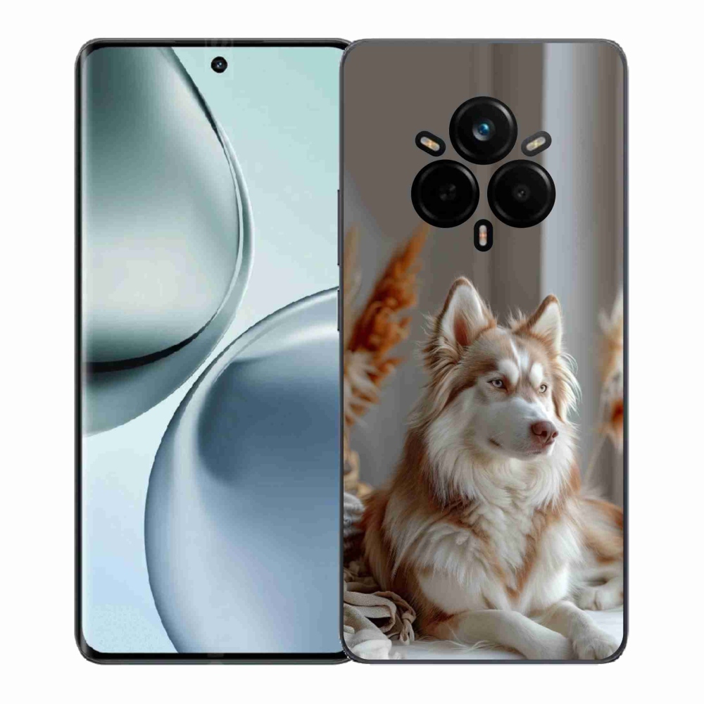 Gélový kryt mmCase na Realme 14 Pro 5G - pokojný sibírsky husky