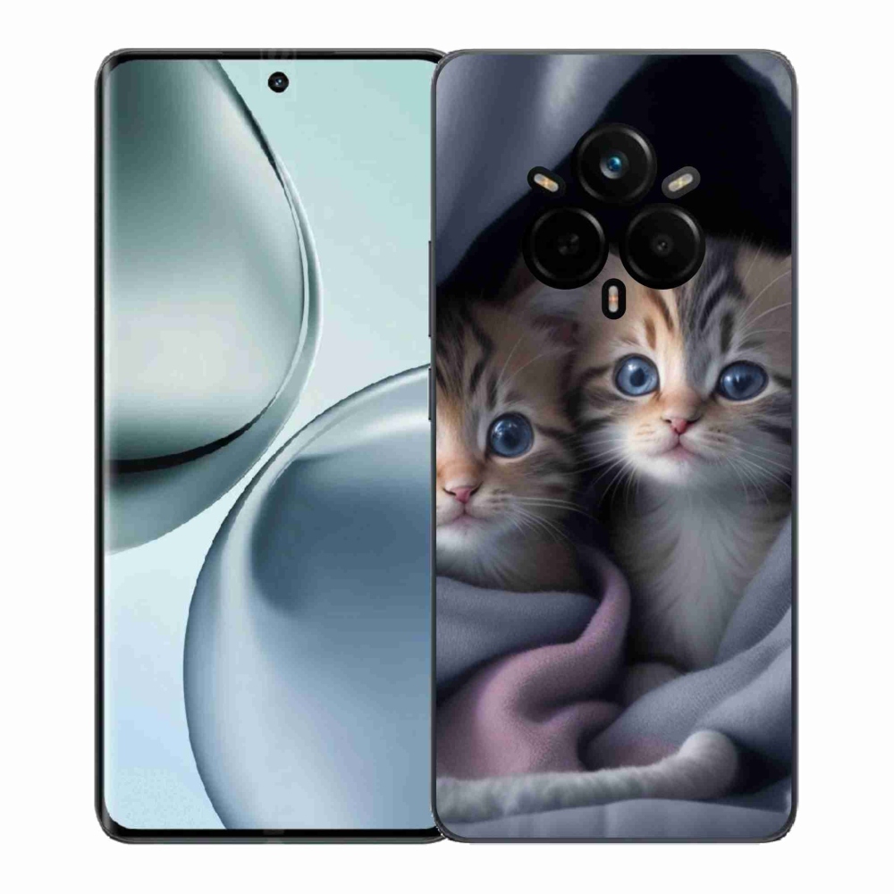 Gélový kryt mmCase na Realme 14 Pro 5G - mačacie duo 2