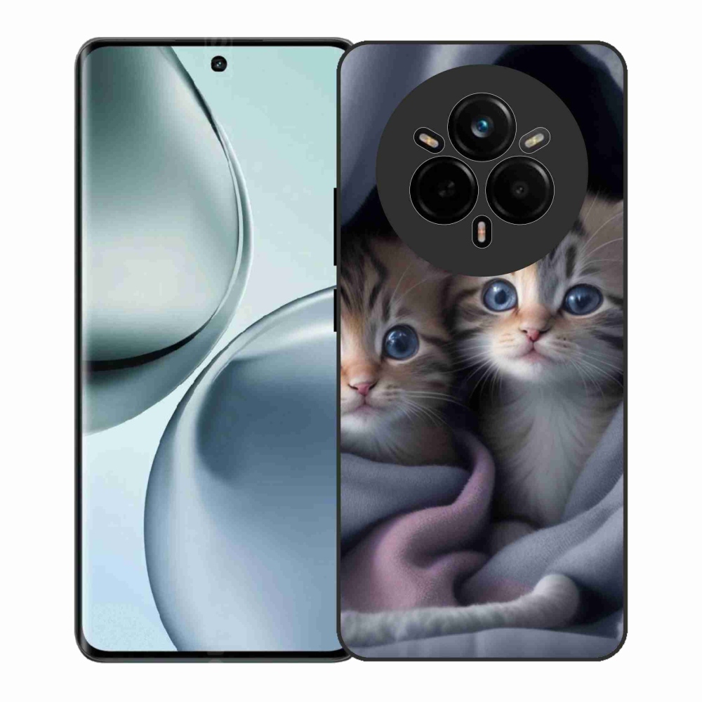 Gélový kryt mmCase na Realme 14 Pro+ 5G - mačacie duo 2