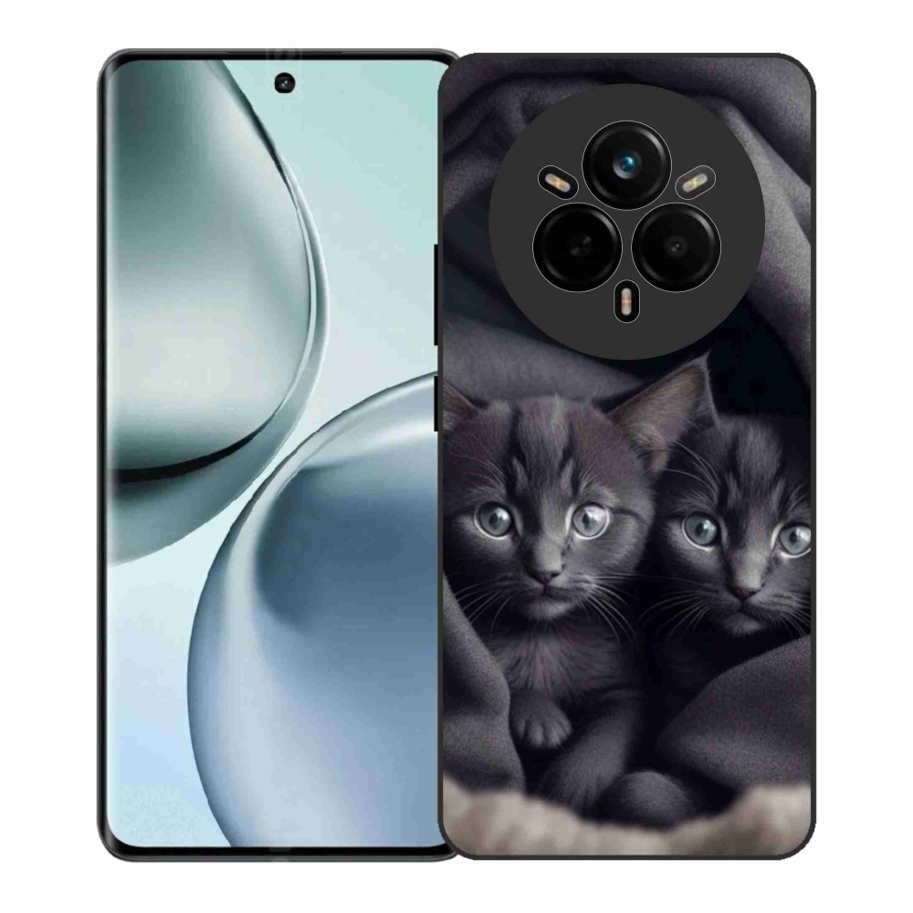 Gélový kryt mmCase na Realme 14 Pro+ 5G - mačacie duo