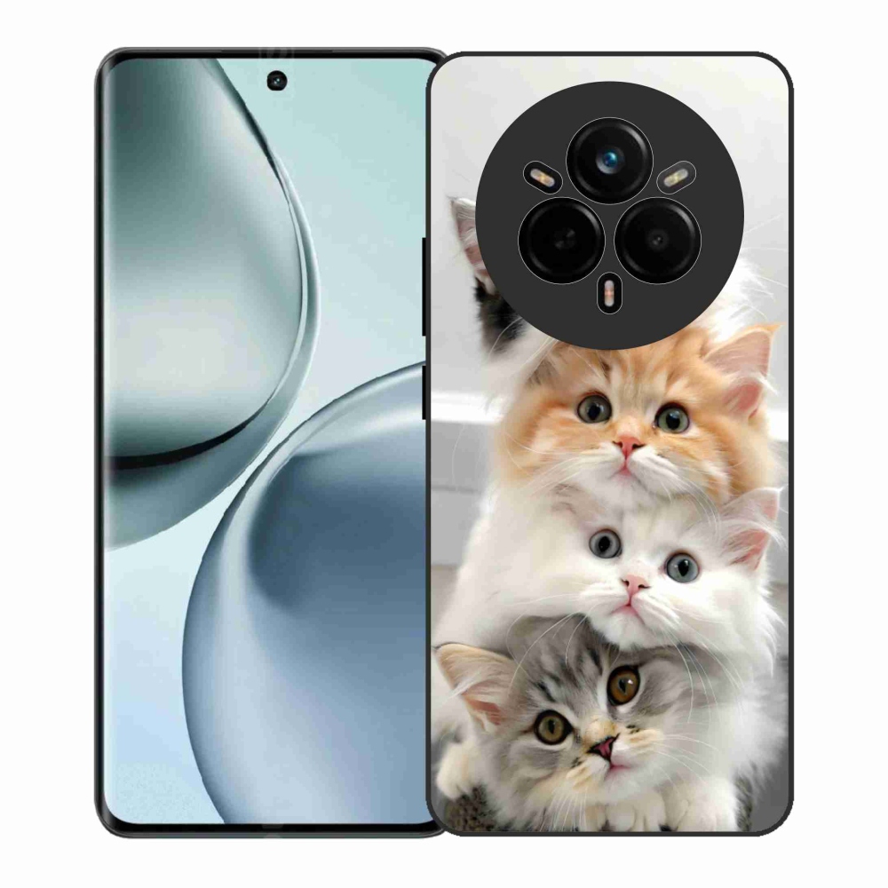 Gélový kryt mmCase na Realme 14 Pro+ 5G - mačacia partia