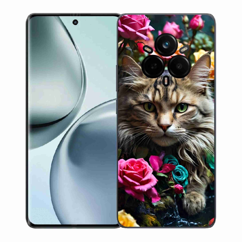 Gélový kryt mmCase na Realme 14 Pro+ 5G - mačacie pohľad 2