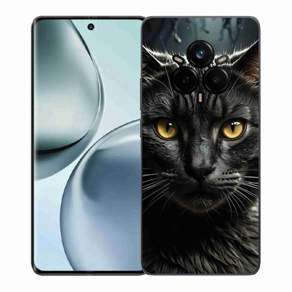 Gélový kryt mmCase na Realme 14 Pro+ 5G - mačacie pohľad 3