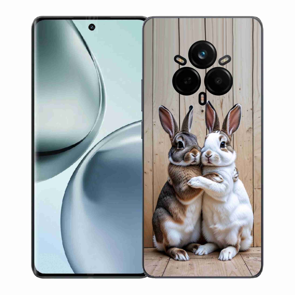 Gélový kryt mmCase na Realme 14 Pro+ 5G - králičie pár