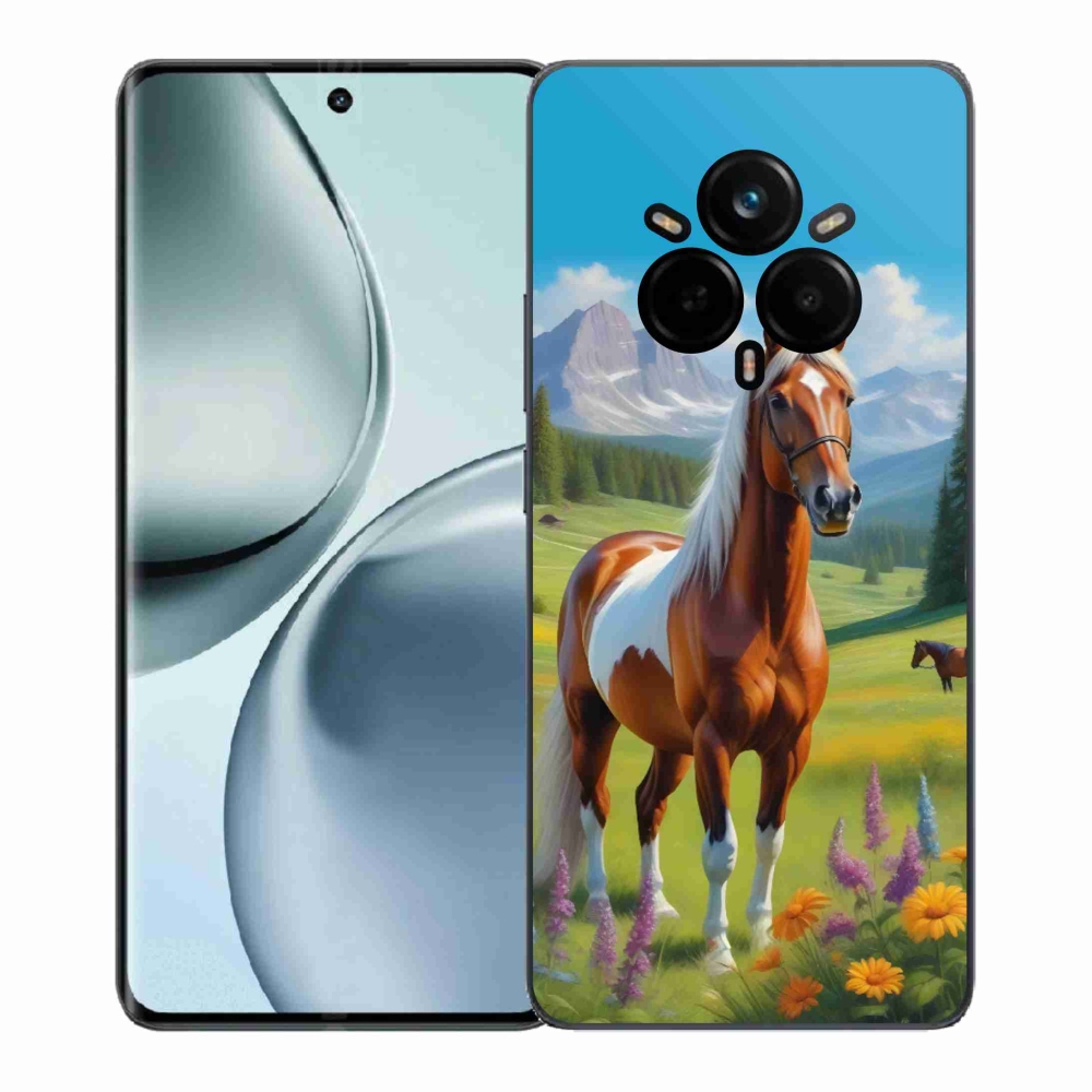 Gélový kryt mmCase na Realme 14 Pro 5G - kôň na lúke