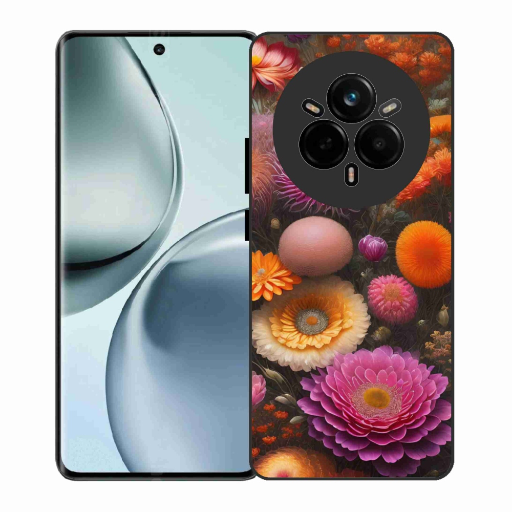 Gélový kryt mmCase na Realme 14 Pro 5G - kvetinová kompozícia