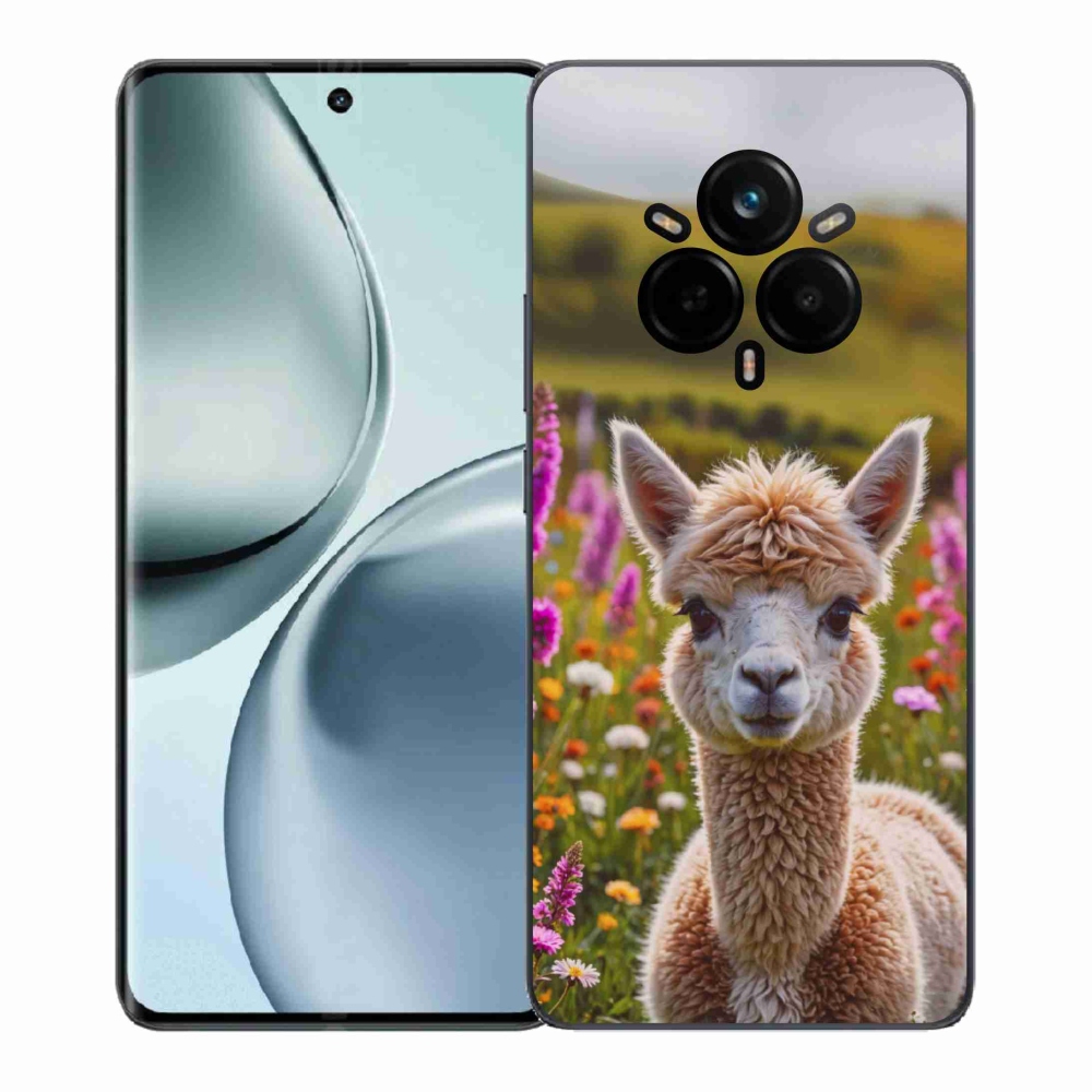 Gélový kryt mmCase na Realme 14 Pro 5G - lama na lúke