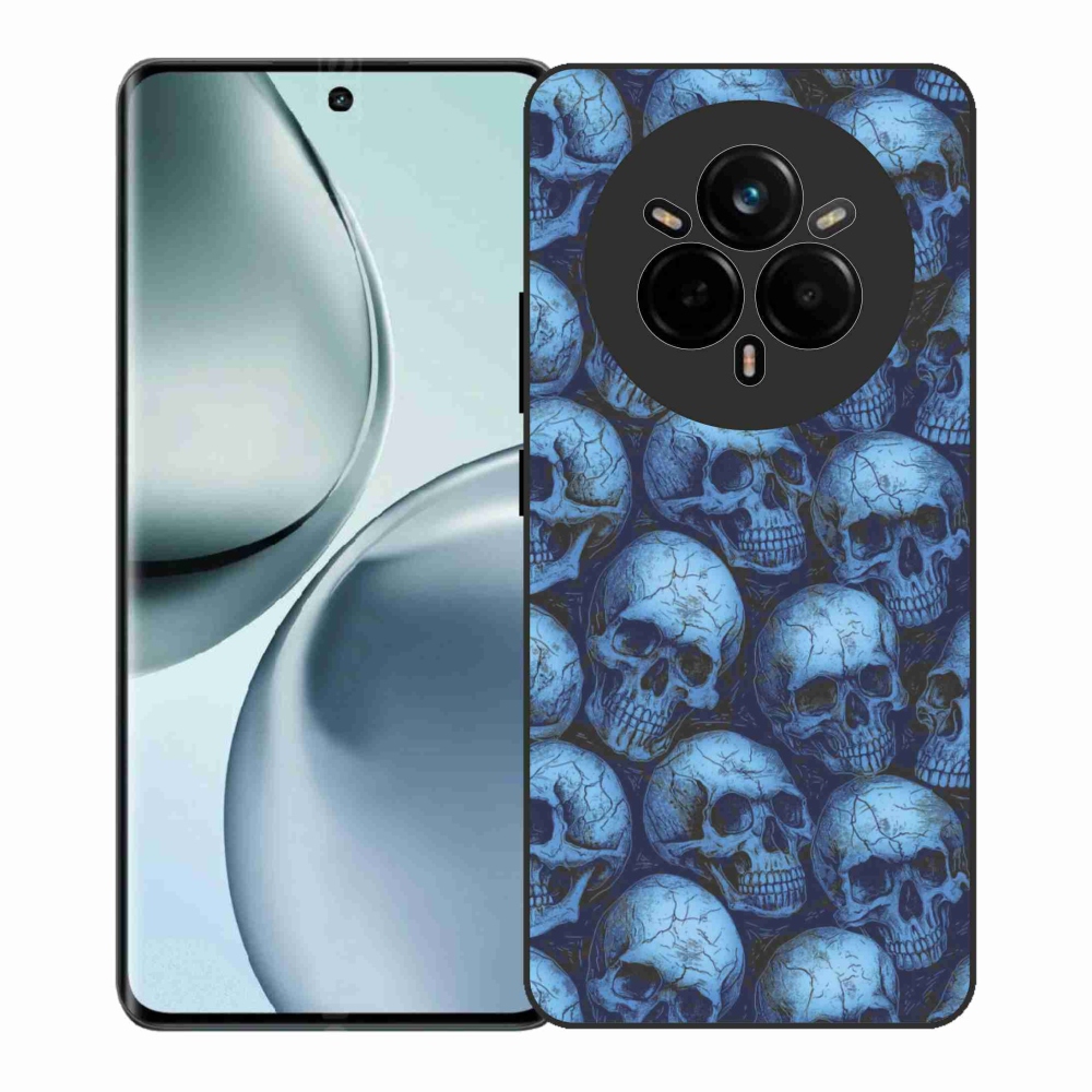 Gélový kryt mmCase na Realme 14 Pro+ 5G - lebky