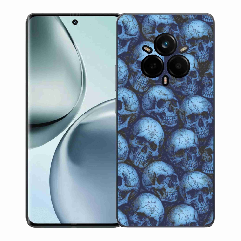 Gélový kryt mmCase na Realme 14 Pro 5G - lebky