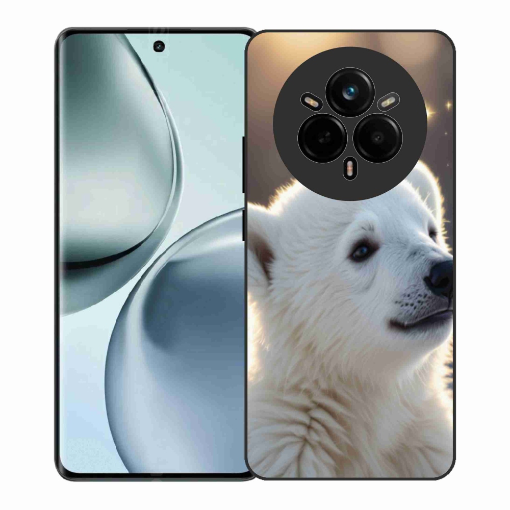 Gélový kryt mmCase na Realme 14 Pro+ 5G - ľadový medveď