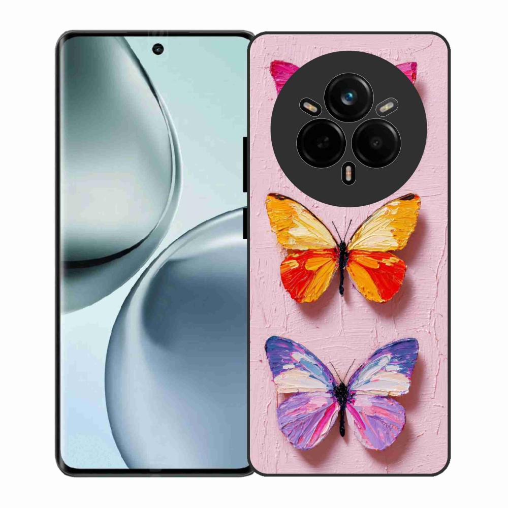 Gélový kryt mmCase na Realme 14 Pro 5G - motýlia trojica