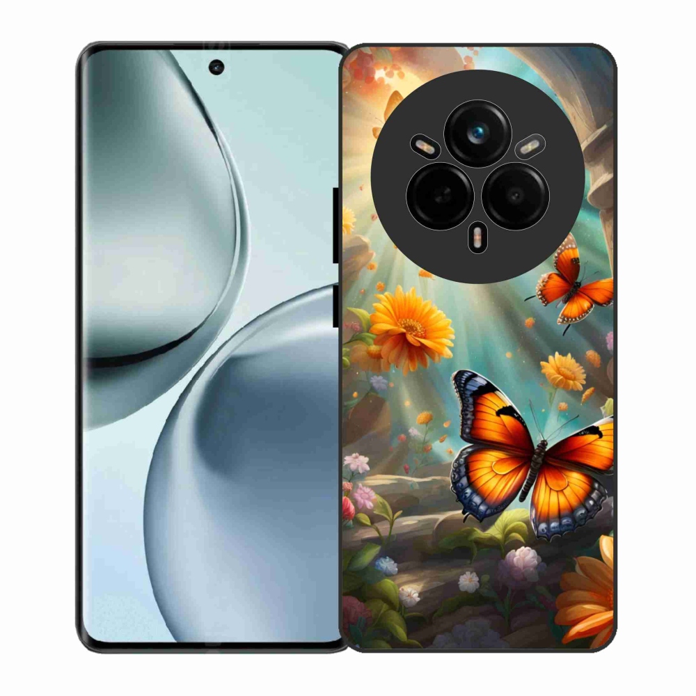 Gélový kryt mmCase na Realme 14 Pro 5G - motýlia záhrada 2