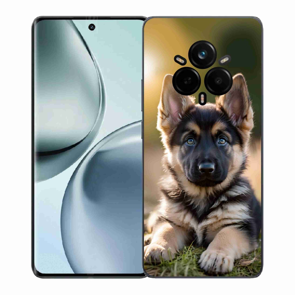 Gélový kryt mmCase na Realme 14 Pro+ 5G - nemecký ovčiak v prírode