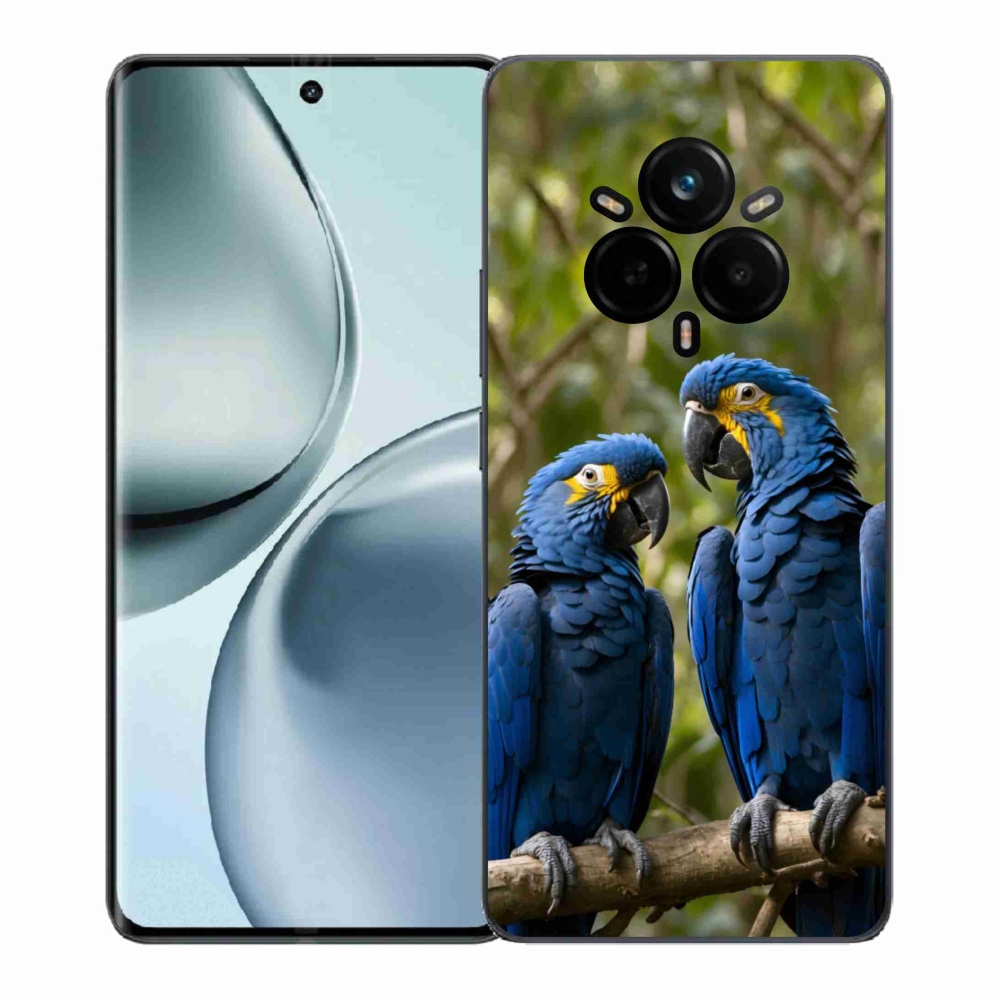 Gélový kryt mmCase na Realme 14 Pro+ 5G - papagájové duo