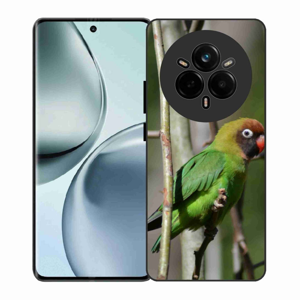 Gélový kryt mmCase na Realme 14 Pro 5G - papagáj agapornis